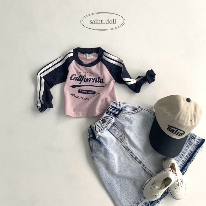 Saint Doll - Korean Children Fashion - #minifashionista - Raglan Colored Tee - 6