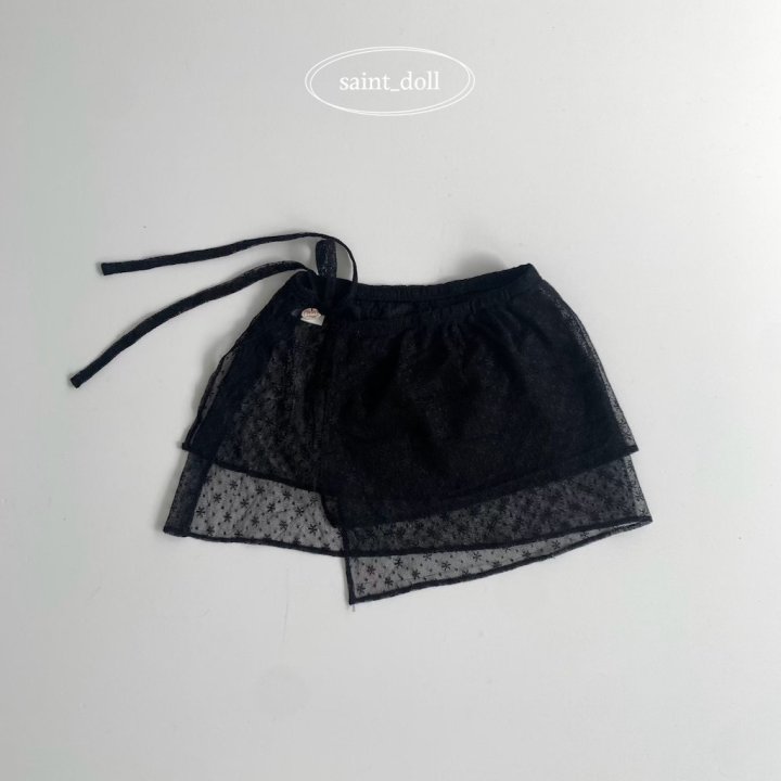 Saint Doll - Korean Children Fashion - #minifashionista - Lace Wrap Skirt with Mom