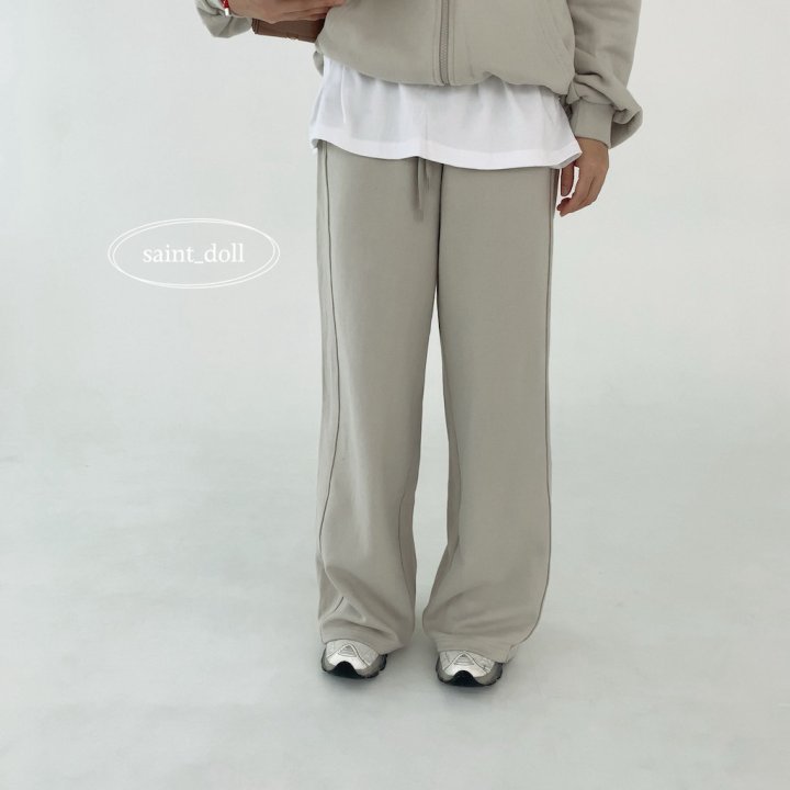 Saint Doll - Korean Children Fashion - #minifashionista - Side Slit Wide Pants with Mom - 10