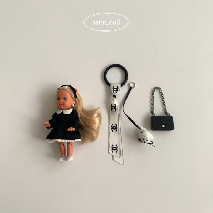 Saint Doll - Korean Children Fashion - #prettylittlegirls - Black Barbie Keyring