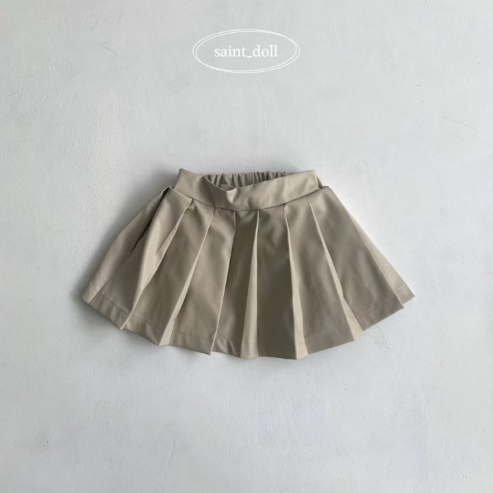 Saint Doll - Korean Children Fashion - #prettylittlegirls - Leather Pleats Skirt - 2