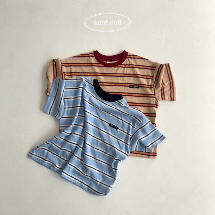 Saint Doll - Korean Children Fashion - #todddlerfashion - Mue Layered Short Sleeve Tee