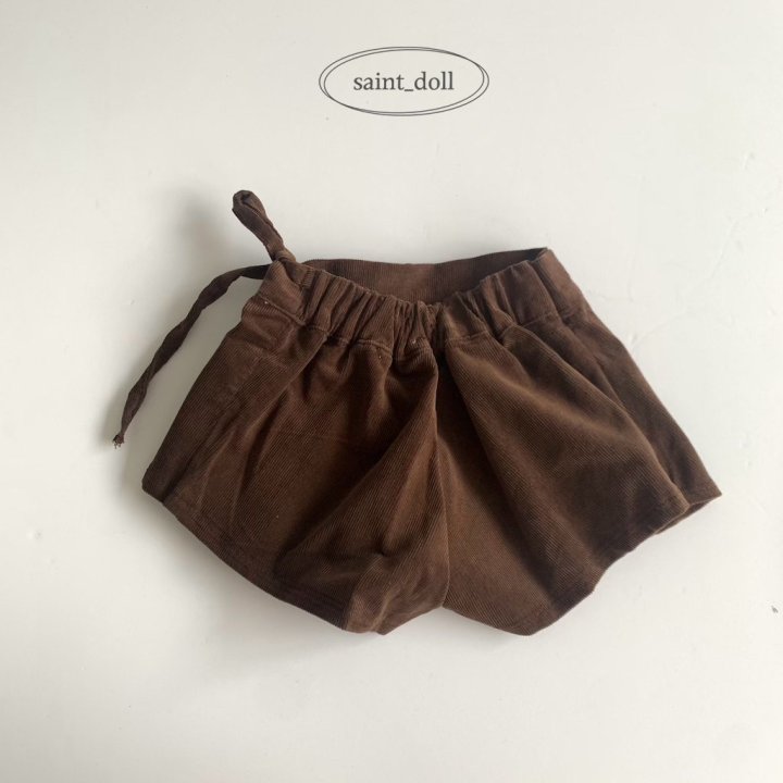 Saint Doll - Korean Children Fashion - #todddlerfashion - Corduroy Half Pants - 6