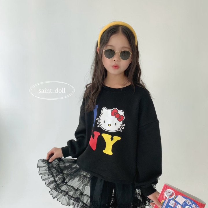 Saint Doll - Korean Children Fashion - #todddlerfashion - Cat Sweatshirts