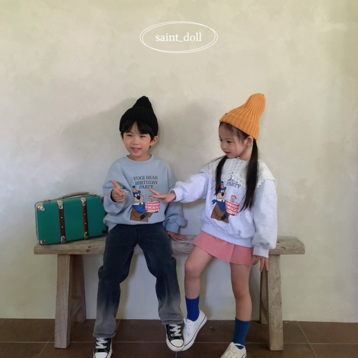 Saint Doll - Korean Children Fashion - #toddlerclothing - Gradation Denim Pants - 11