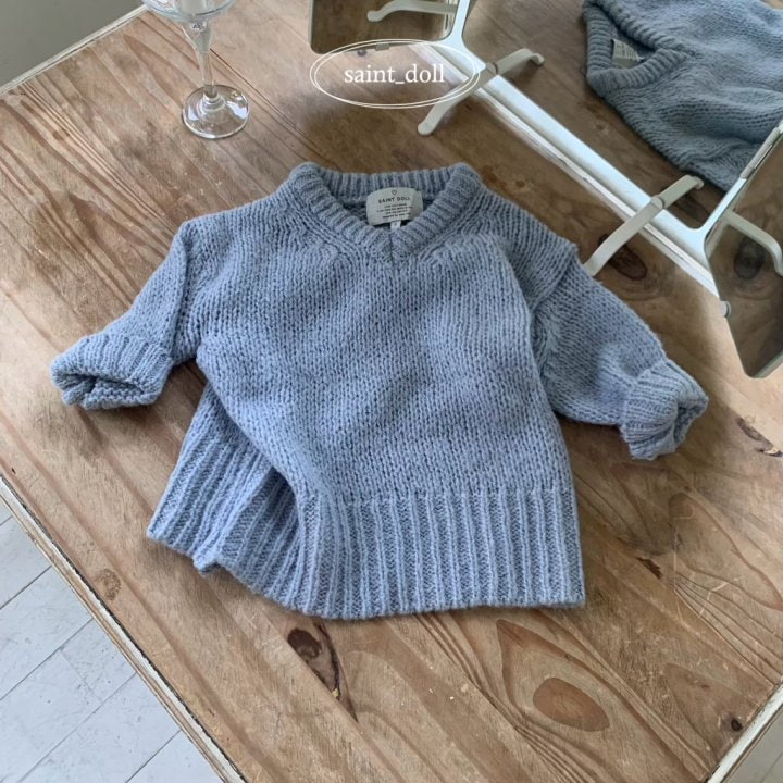 Saint Doll - Korean Children Fashion - #toddlerclothing - Mohair Long Knit Pullover with Mom - 3