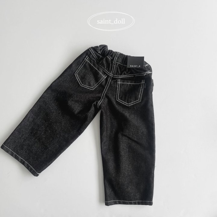 Saint Doll - Korean Children Fashion - #toddlerclothing - Ribet Denim Pants - 5