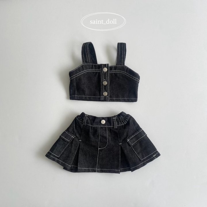 Saint Doll - Korean Children Fashion - #todddlerfashion - Cargo Stitch Skirt - 4