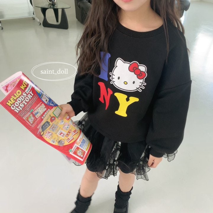 Saint Doll - Korean Children Fashion - #toddlerclothing - Cat Sweatshirts - 2