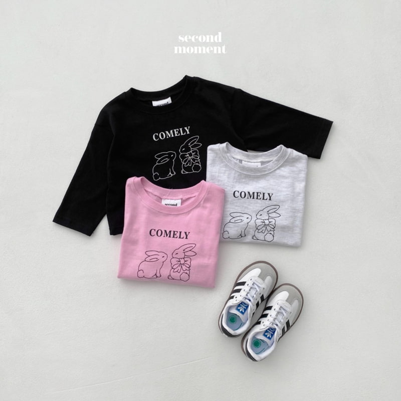 Second Moment - Korean Children Fashion - #Kfashion4kids - Rabbit Crop Tee - 10