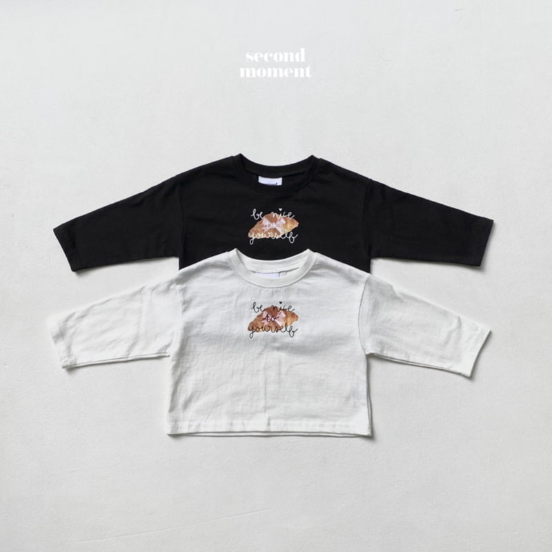 Second Moment - Korean Children Fashion - #childofig - Croissant Crop Tee - 4