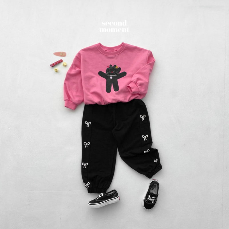 Second Moment - Korean Children Fashion - #childofig - Ribbon Jogger Pants - 6