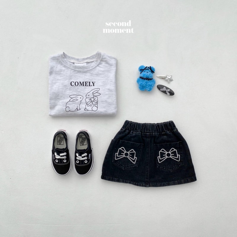 Second Moment - Korean Children Fashion - #childrensboutique - Rabbit Crop Tee - 3