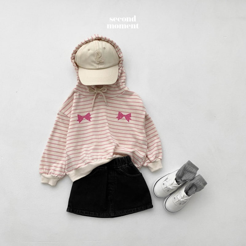 Second Moment - Korean Children Fashion - #childrensboutique - Ribbon Hoodie - 7