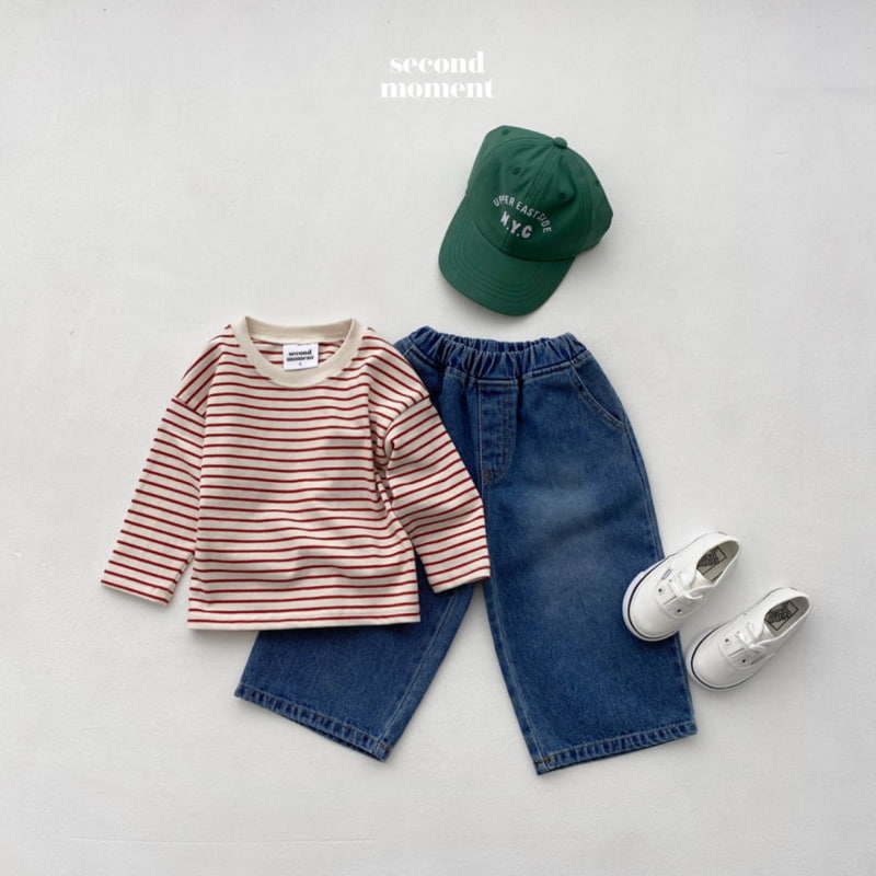 Second Moment - Korean Children Fashion - #designkidswear - Stripe Tee - 10