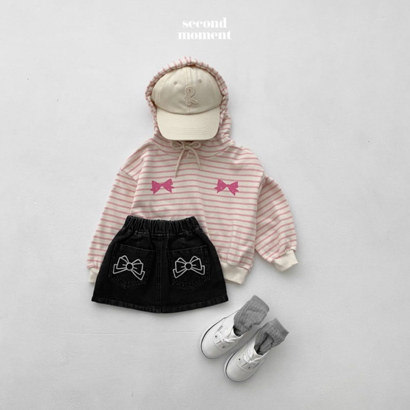 Second Moment - Korean Children Fashion - #designkidswear - Ribbon Hoodie - 8