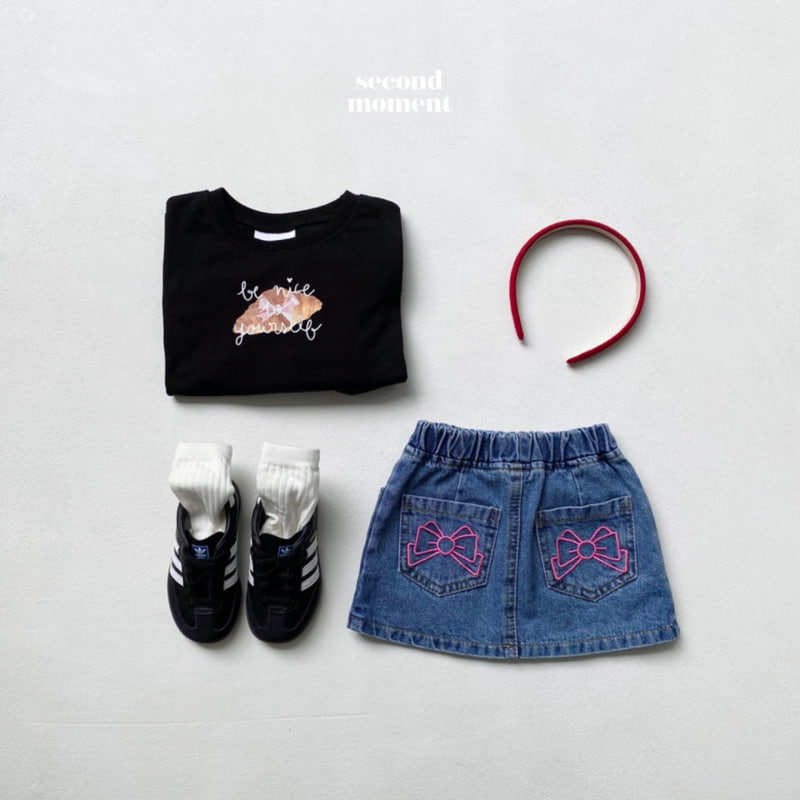 Second Moment - Korean Children Fashion - #designkidswear - Croissant Crop Tee - 6