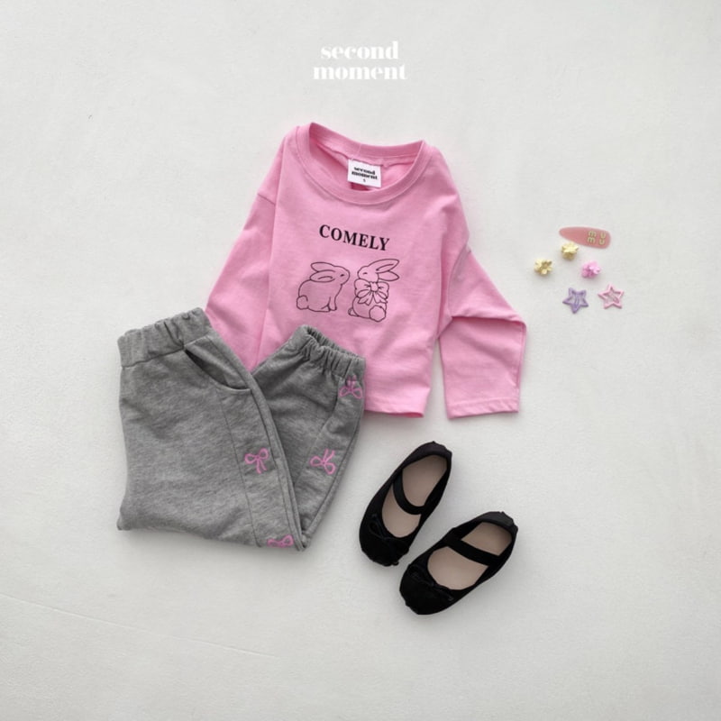 Second Moment - Korean Children Fashion - #designkidswear - Ribbon Jogger Pants - 8