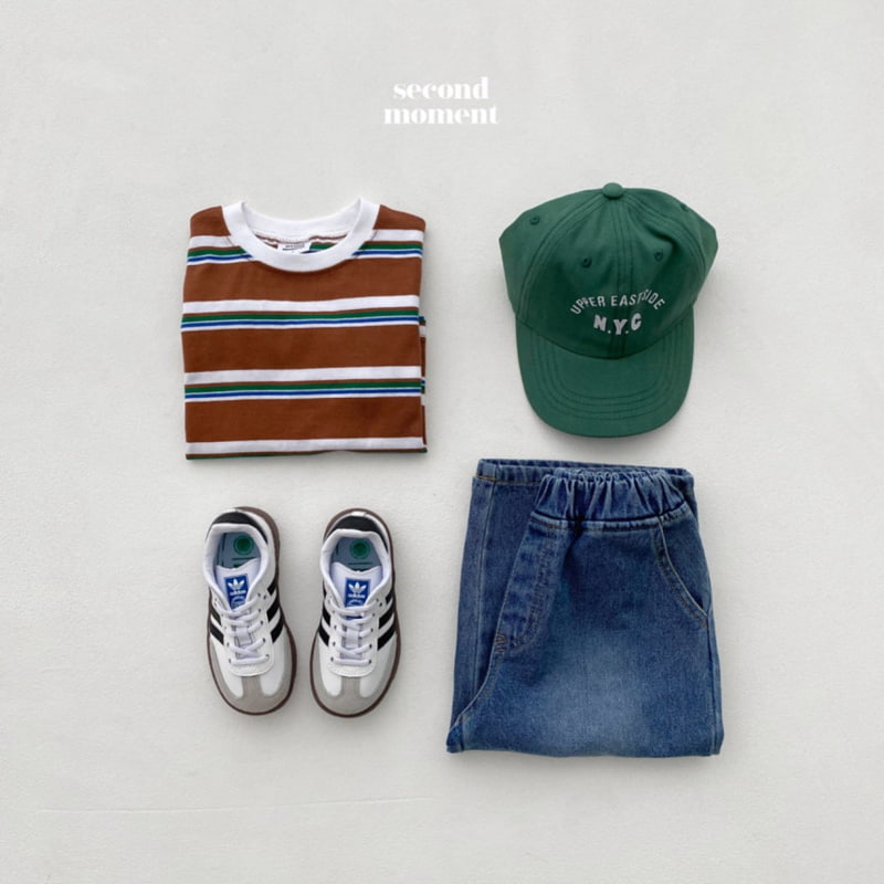 Second Moment - Korean Children Fashion - #discoveringself - Stripe Single Te - 4