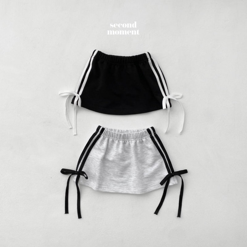 Second Moment - Korean Children Fashion - #kidsshorts - Ribbon Tape Skirt - 9