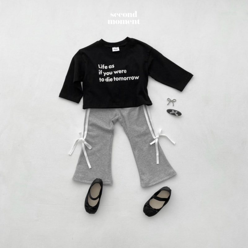 Second Moment - Korean Children Fashion - #kidzfashiontrend - Life Crop Tee - 8