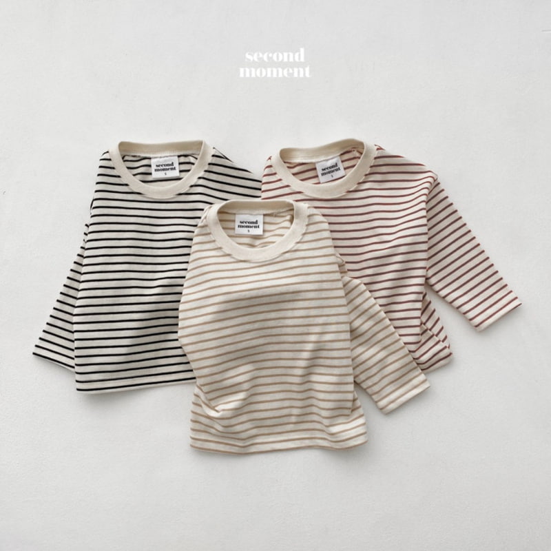 Second Moment - Korean Children Fashion - #littlefashionista - Stripe Tee