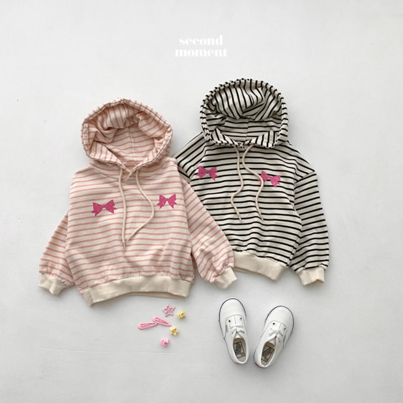 Second Moment - Korean Children Fashion - #littlefashionista - Ribbon Hoodie