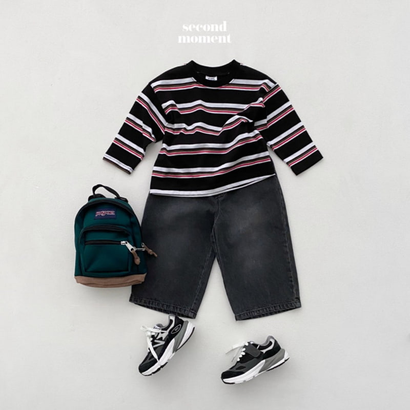 Second Moment - Korean Children Fashion - #littlefashionista - Stripe Single Te - 9