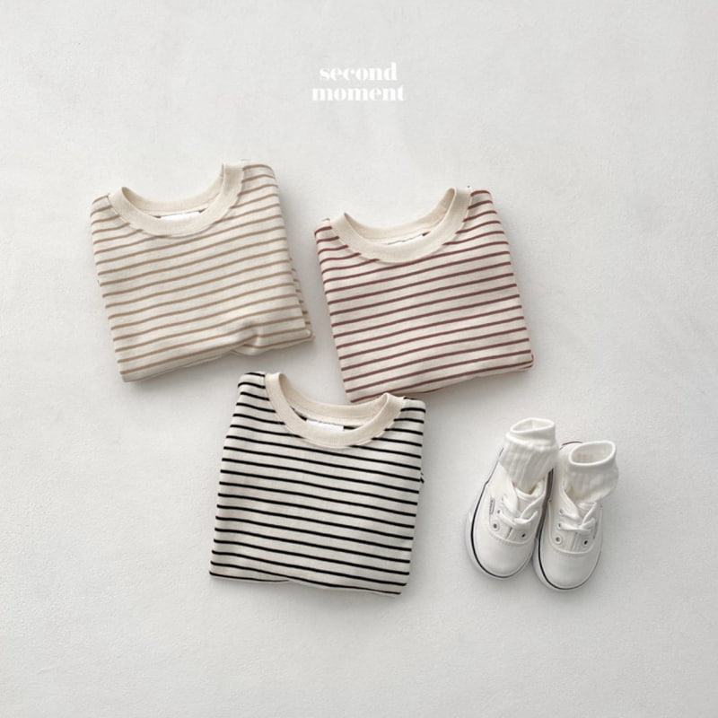 Second Moment - Korean Children Fashion - #magicofchildhood - Stripe Tee - 2