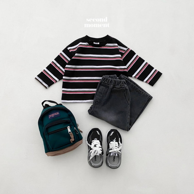 Second Moment - Korean Children Fashion - #magicofchildhood - Stripe Single Te - 10