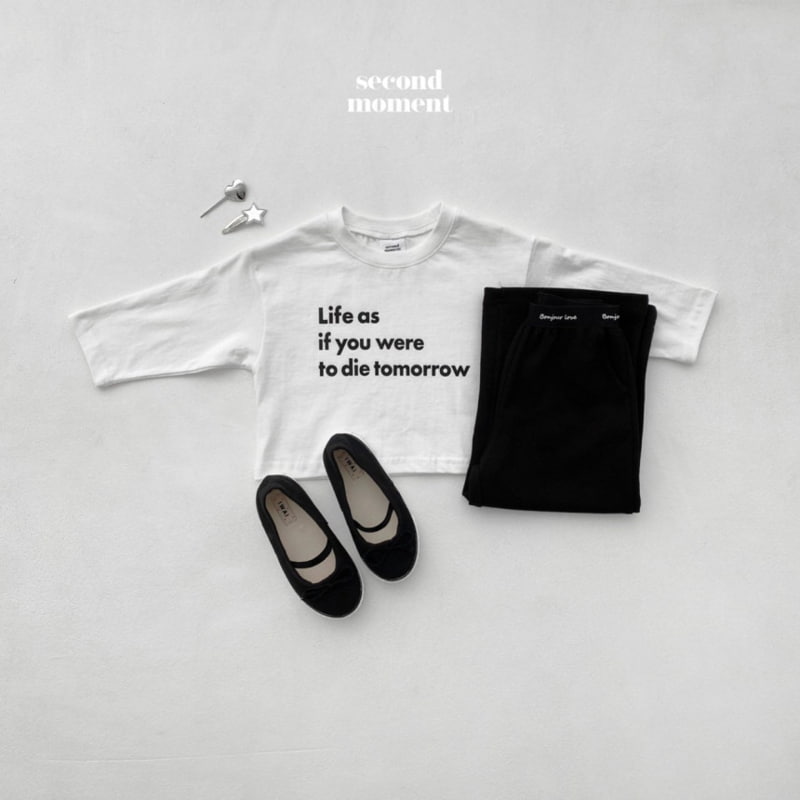 Second Moment - Korean Children Fashion - #magicofchildhood - Life Crop Tee - 11