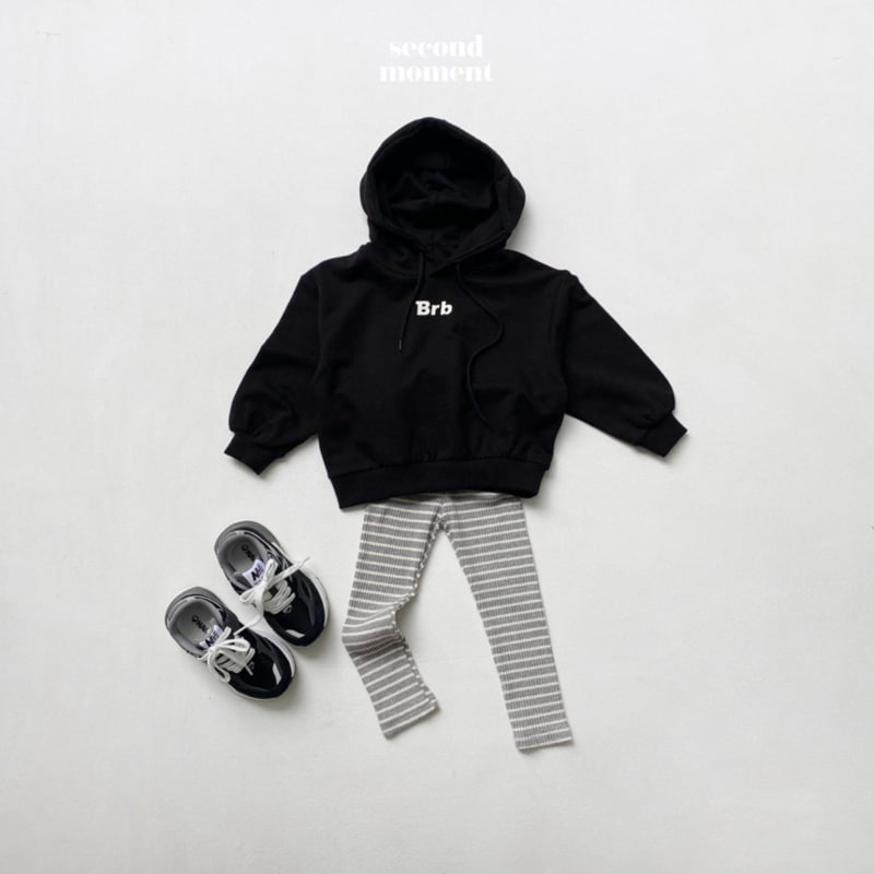 Second Moment - Korean Children Fashion - #minifashionista - Stripe Rib Leggings - 10