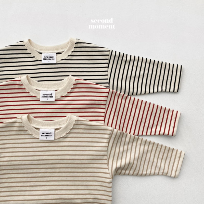 Second Moment - Korean Children Fashion - #minifashionista - Stripe Tee - 3