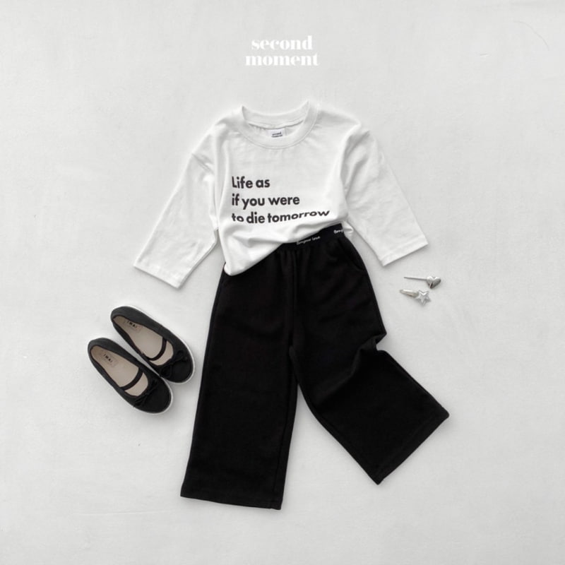 Second Moment - Korean Children Fashion - #minifashionista - Life Crop Tee - 12