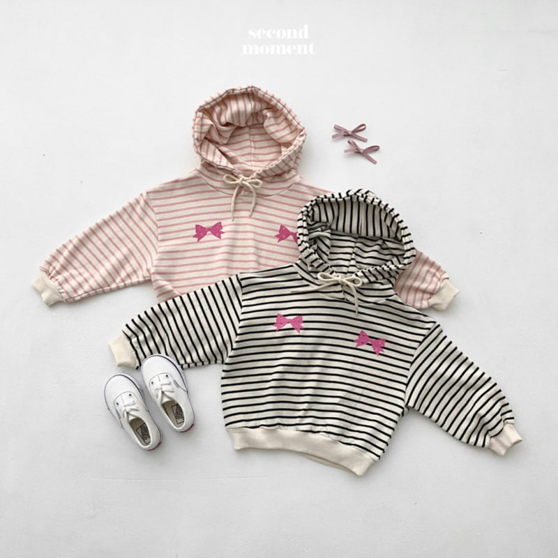 Second Moment - Korean Children Fashion - #minifashionista - Ribbon Hoodie - 4