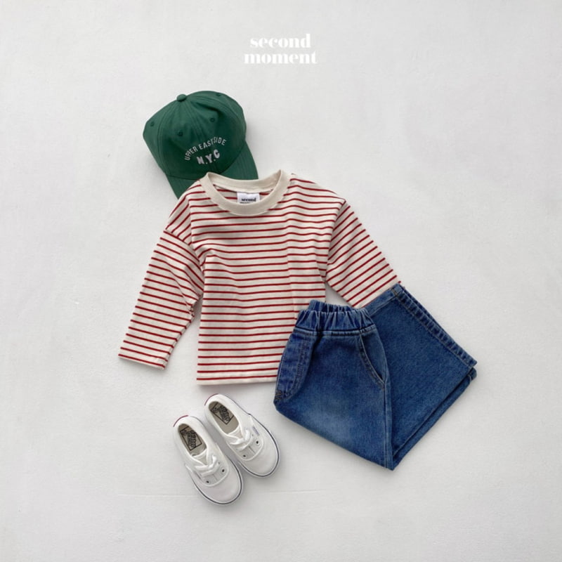 Second Moment - Korean Children Fashion - #stylishchildhood - Stripe Tee - 7