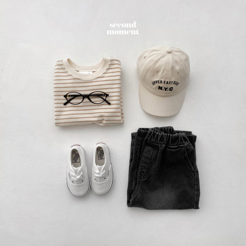 Second Moment - Korean Children Fashion - #todddlerfashion - Stripe Tee - 5