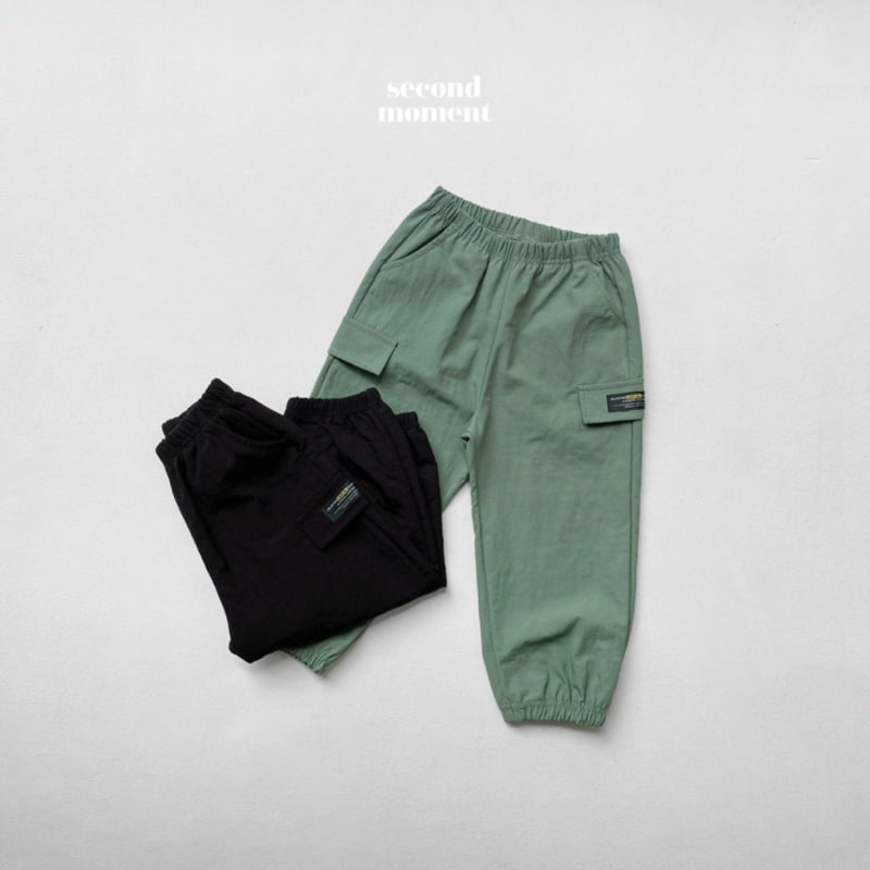 Second Moment - Korean Children Fashion - #todddlerfashion - Label Jogger Pants - 4