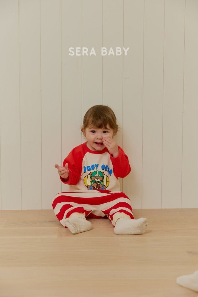 Sera - Korean Baby Fashion - #babyboutique - Football Raglan Tee - 9