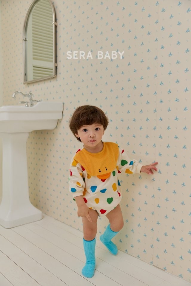 Sera - Korean Baby Fashion - #babyboutique - Chick Heart Bodysuit - 8