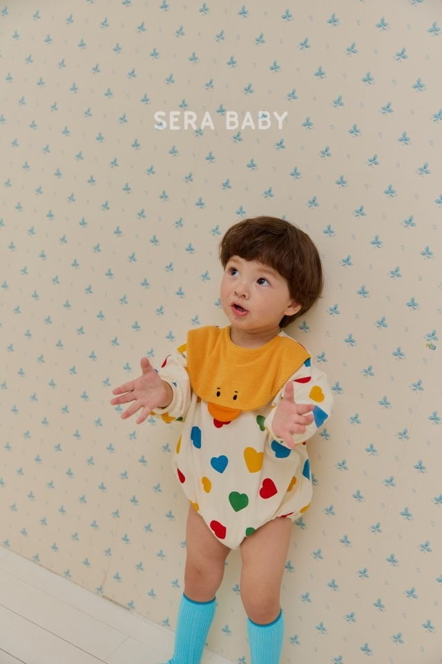 Sera - Korean Baby Fashion - #babyboutiqueclothing - Chick Heart Bodysuit - 10