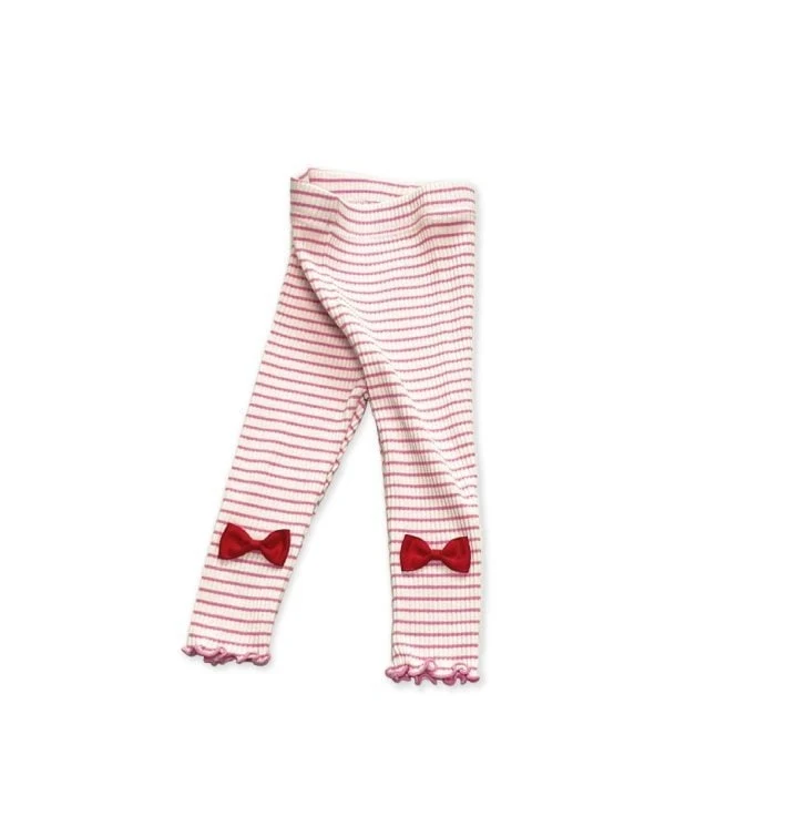 Sera - Korean Baby Fashion - #babyclothing - Stripe Leggings - 11