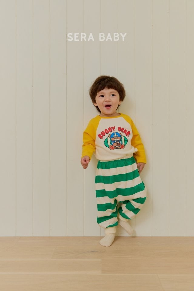 Sera - Korean Baby Fashion - #babyfashion - Stripe Baggy Pants - 11