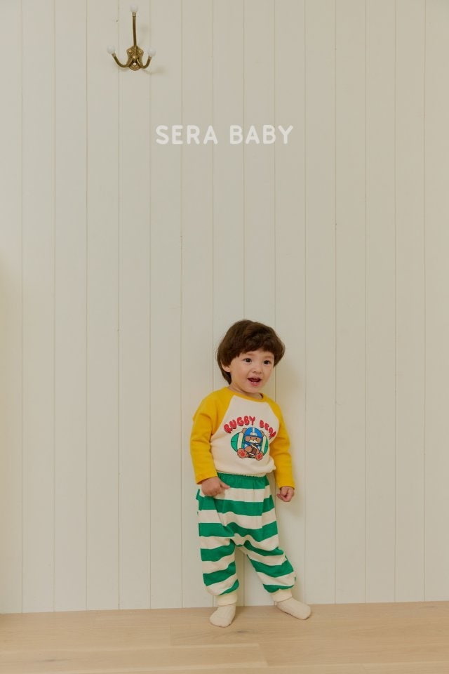 Sera - Korean Baby Fashion - #babyfever - Stripe Baggy Pants - 12