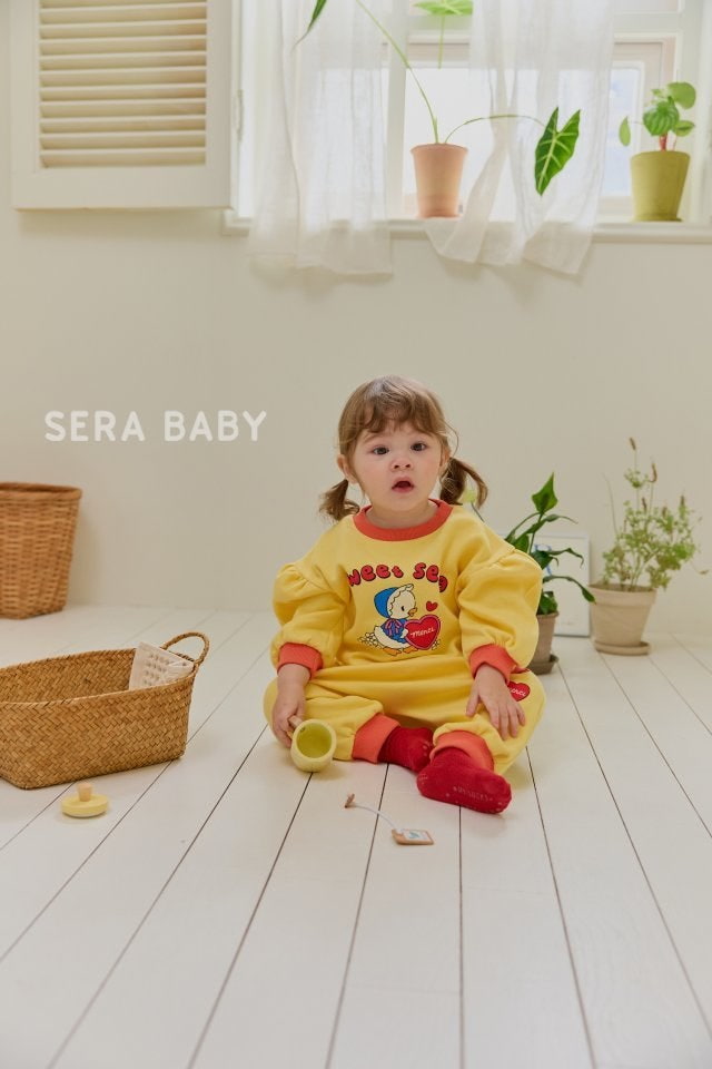 Sera - Korean Baby Fashion - #babygirlfashion - Chick Puff Set - 2