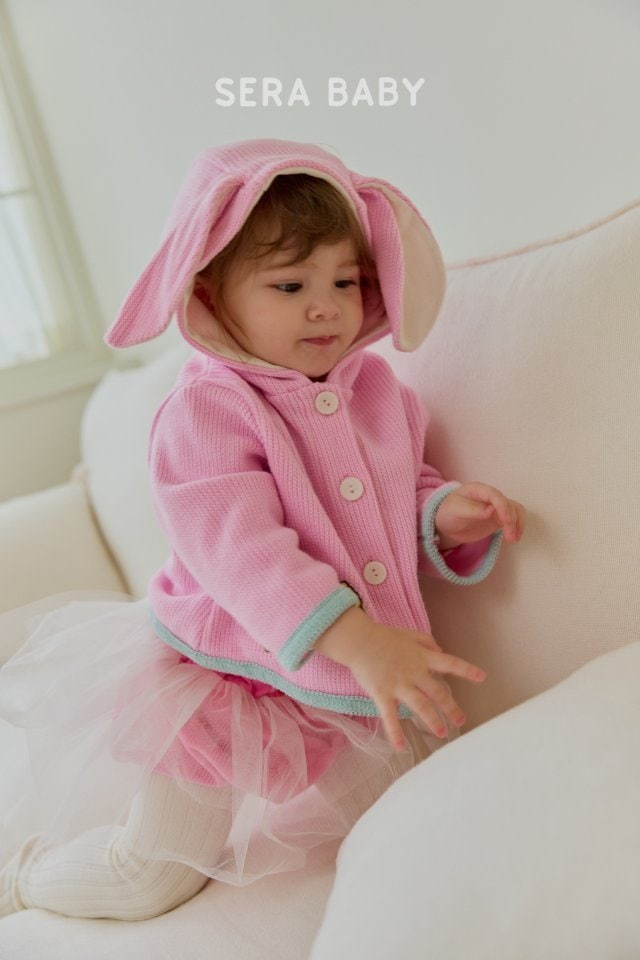 Sera - Korean Baby Fashion - #babylifestyle - Rabbit Hood Cardigan - 12