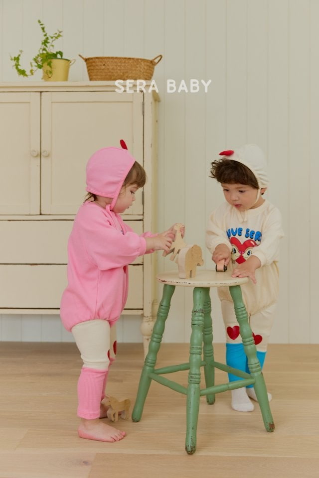 Sera - Korean Baby Fashion - #babylifestyle - Chipmunk Bodysuit with Hat - 9