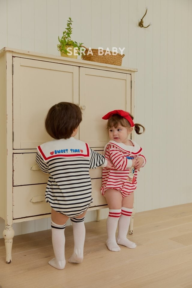 Sera - Korean Baby Fashion - #babylifestyle - Sailor Stripe Bodysuit - 10