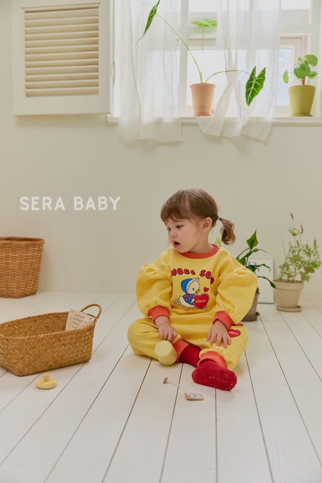 Sera - Korean Baby Fashion - #babylifestyle - Chick Puff Set - 4