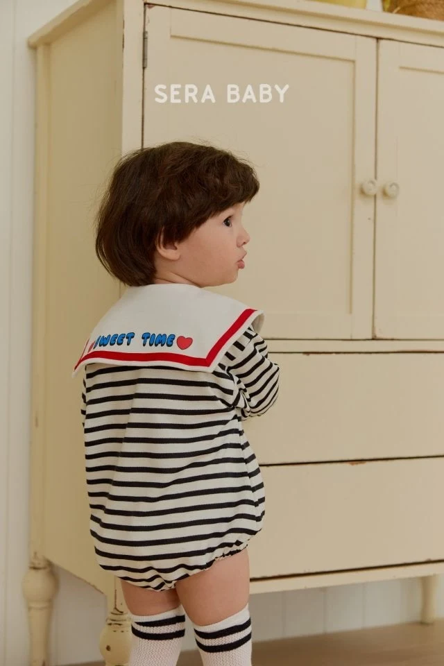 Sera - Korean Baby Fashion - #babyoninstagram - Sailor Stripe Bodysuit - 11